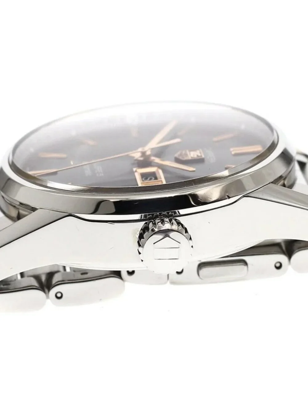 TAG HEUER Carrera Caliber 5 WAR201C-1 Day date Automatic Men's Watch_